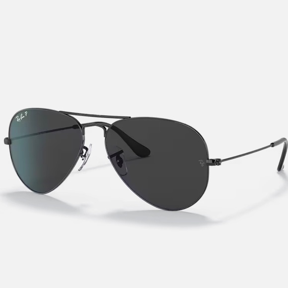 Ray-Ban Aviator Total Black Sunglasses - Picture 3 of 6